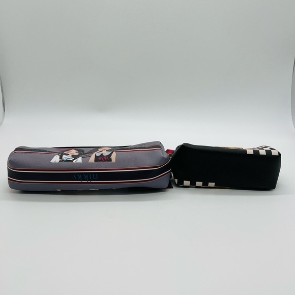 NIKKY BY NICOLE LEE SET OF 2 TRAVEL/COSMETIC ZIPPERED POUCHES NWT - Picture 2 of 14